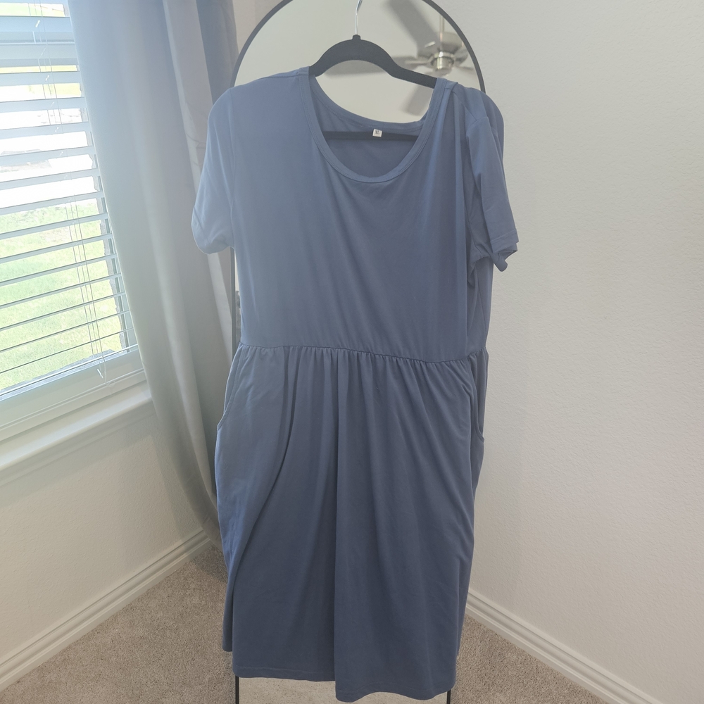 Blue Casual Women's Dress